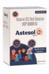 Astesol-D3 Syrup – Vitamin D₃ Oral Solution 60,000 IU  For Stronger Bones, Immunity & Overall Health