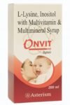 Onvit Syrup – L-Lysine, Inositol with Multivitamin & Multimineral  Complete Nutrition for Growth & Immunity