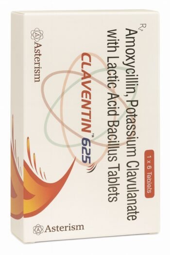 Claventin 625 Tablets  Powerful Antibiotic with Probiotic Support
